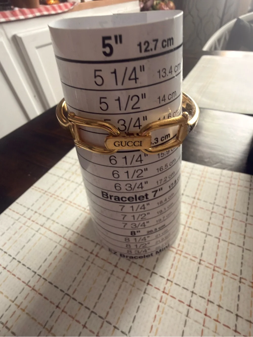 Gucci Gold-Tone Slim Bangle Bracelet Watch 1500L model